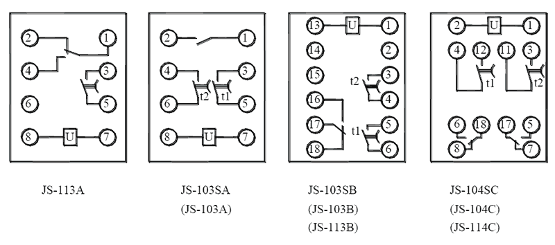 JS-113B內部接線圖