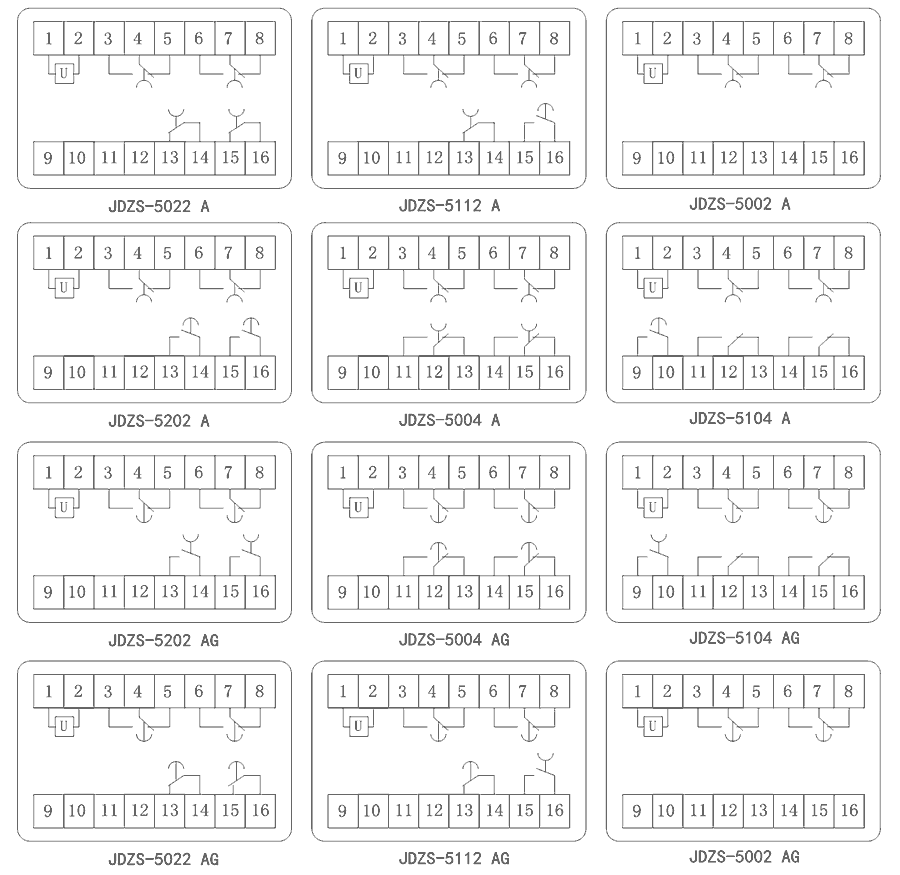 JDZS-5202A內部接線圖